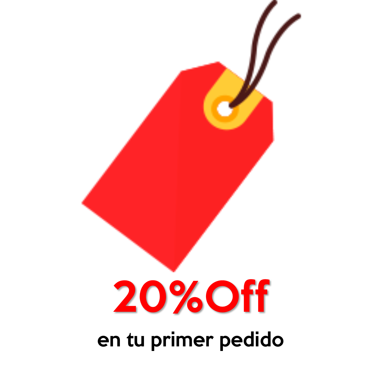 20 OFF PRIMER PEDIDO